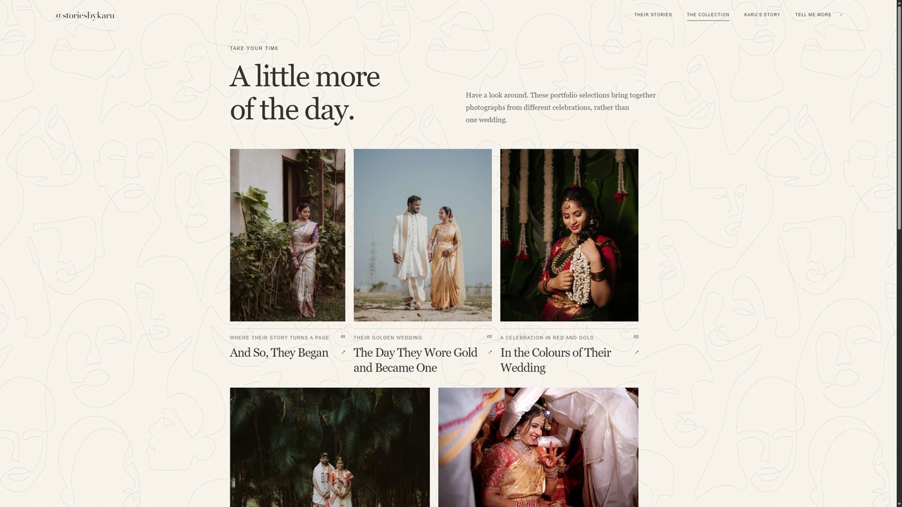 Stories by Karu’s public galleries page with a photography collection